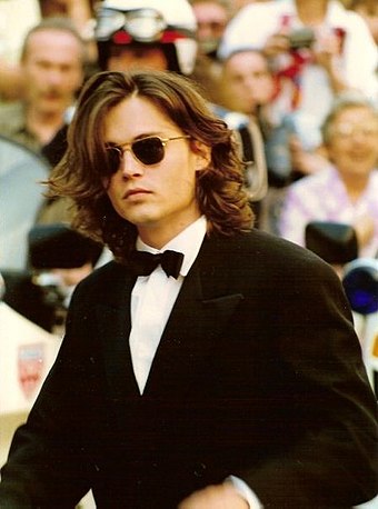 Depp at the 1992 Cannes Film Festival