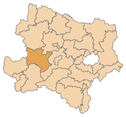 Melk District - Mapa