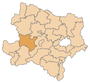 Poziția localității Districtul Melk