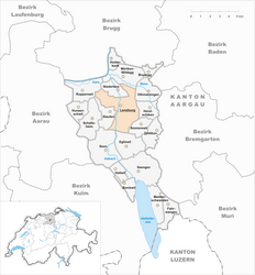 Lenzburgo - Mapa