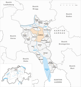 Розташування міста Ленцбург
