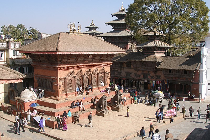 File:Kathmandu Durbar Square, Shiva Parvati Temple, Nepal.jpg