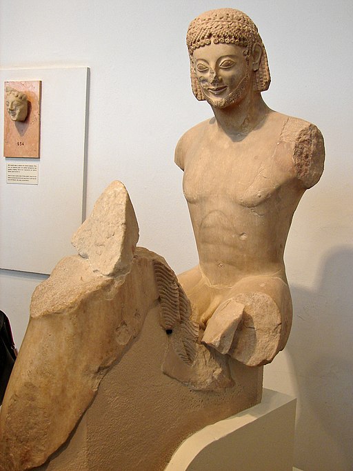 Kouros' Head to horse, Acropolis' museum, Athens