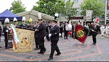 File: Landeskirchschicht NRW 2015 Ibbenbueren Bergparade 05.webmhd.webm