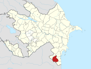 Lerik District in Azerbaijan 2021.svg