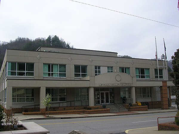 Letcher County courthouse in Whitesburg