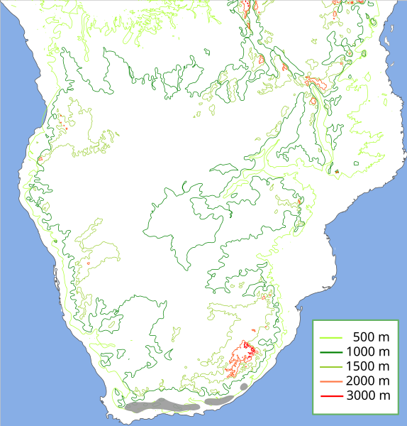 File:Leucospermum cuneiforme distribution.svg