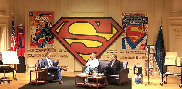 The Library of Congress hosting a discussion with Dan Jurgens and Paul Levitz for Superman's 80th anniversary and the 1,000th issue of Action Comics