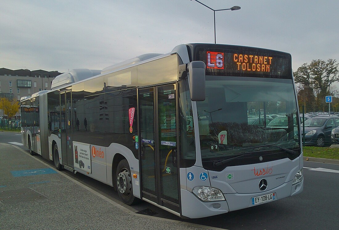 Tolosa Okzitaniako igarotze azkarreko autobusa