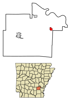 Lincoln County Arkansas Incorporated and Unincorporated areas Gould Highlighted 0527730.svg