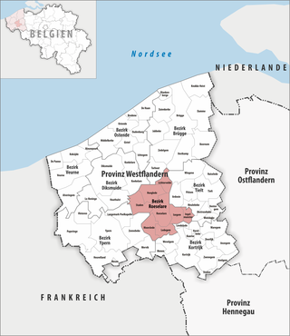 Bezirk Roeselare: Einer der 43 (Verwaltungs-)Bezirke Belgiens