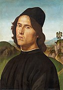 『ロレンツォ・ディ・クレディの肖像』1488年 ナショナル・ギャラリー・オブ・アート所蔵