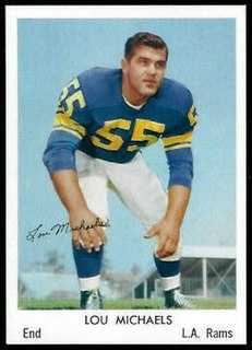 <span class="mw-page-title-main">Lou Michaels</span> American football player (1935–2016)
