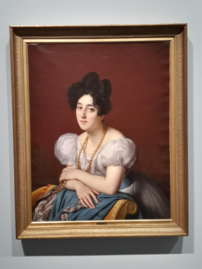 Jeune femme en robe blanche (1828)