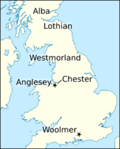Mapa de Gran Bretaña