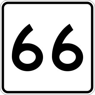 <span class="mw-page-title-main">Massachusetts Route 66</span> State highway in Hampshire County, Massachusetts, US