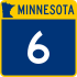 Trunk Highway 6 Markierung