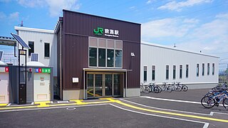 <span class="mw-page-title-main">Maegata Station</span> Railway station in Iwate Prefecture, Japan