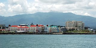 Manado City in North Sulawesi, Indonesia