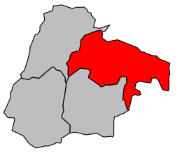 Cantone di Ribeauvillé – Mappa
