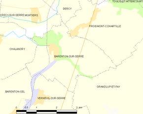 Poziția localității Barenton-sur-Serre