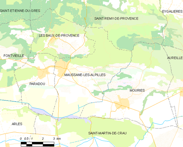 Maussane-les-Alpilles - Localizazion