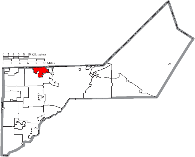 File:Map of Lucas County Ohio Highlighting Sylvania City.png