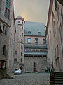 Treppenturm im Innenhof des Marburger Schlosses
