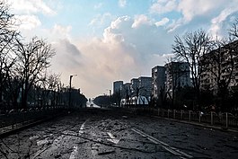 Mariupol downtown street destroyed by the Russian siege.jpg