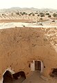 Autre vue des maisons troglodytes.