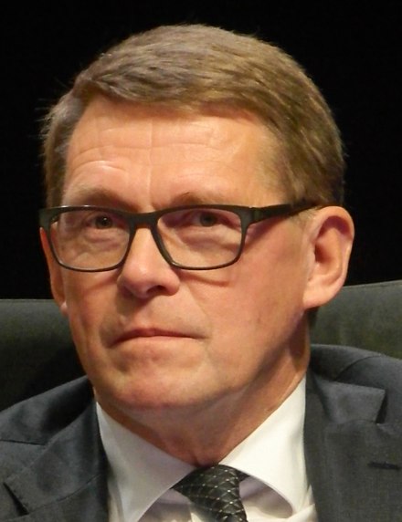 Former Prime Minister Matti Vanhanen was the Centre Party's candidate.