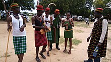 Mercy Corps representative for Karamoja Cultural Day in Nabilatuk Nakapiririt district