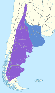Mimus patagonicus map.svg