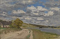 The Seine Near its Estuary, Honfleur Monet - The Seine Near its Estuary, Honfleur, ca. 1868.jpg