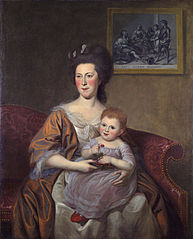 Portrait of Mrs. Thomas McKean (Sarah Armitage) and Her Daughter, Maria Louisa