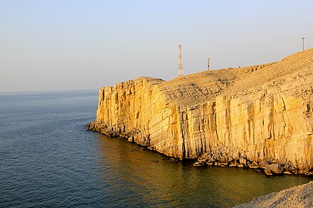 View along the Khasab Coastal Road