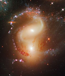 NGC 7318 Pair of interacting galaxies in the constellation Pegasus