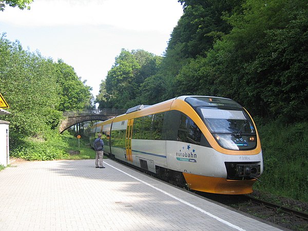 The Bombardier Talent articulated regional railcar