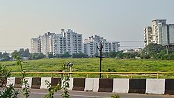 Baru Moradabad Skyline dari NH 24