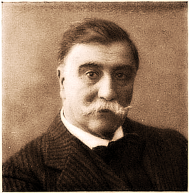 Действительный член Императорской Академии Художеств Н. Д. Кузнецов. Фотография 1914 года