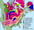 North American cratons and basement rocks.