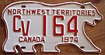 Northwest Territories Commercial License Plate 1974.jpg
