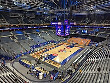 During the EuroBasket 2022 O2 Arena before Israel v Serbia at EuroBasket (52339256668).jpg