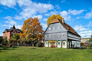 41. Platz: Rolf Kranz mit Evangelisches Pfarrhaus in Kottmar-Obercunnersdorf im Landkreis Görlitz