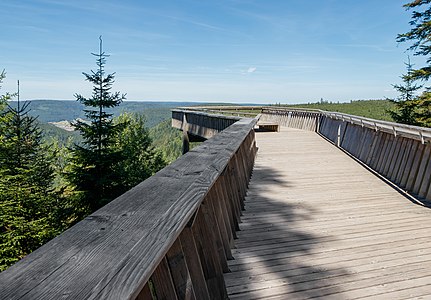 Observation platform Ellbachseeblick Kniebis Germany