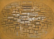 Ocean 5, 1915, fusain et gouache sur papier, 87,6 × 120,3 cm, collection Peggy Guggenheim.