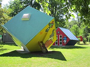 Picknickhuisjes (vooraan: Haus Winter, daarachter: Haus Frühling)