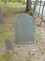 Gravestone of Lydia Twist (died 1776), in Old Second Parish Burial Ground; Burlington, Massachusetts.