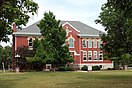 The old Springdale High School, now home to the Springdale Public Schools administrative offices