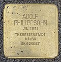 Osten (Oste) Stolperstein Philippsohn, Adolf